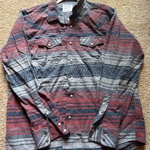 Mens Ariat Pearl Snap Long Sleeve